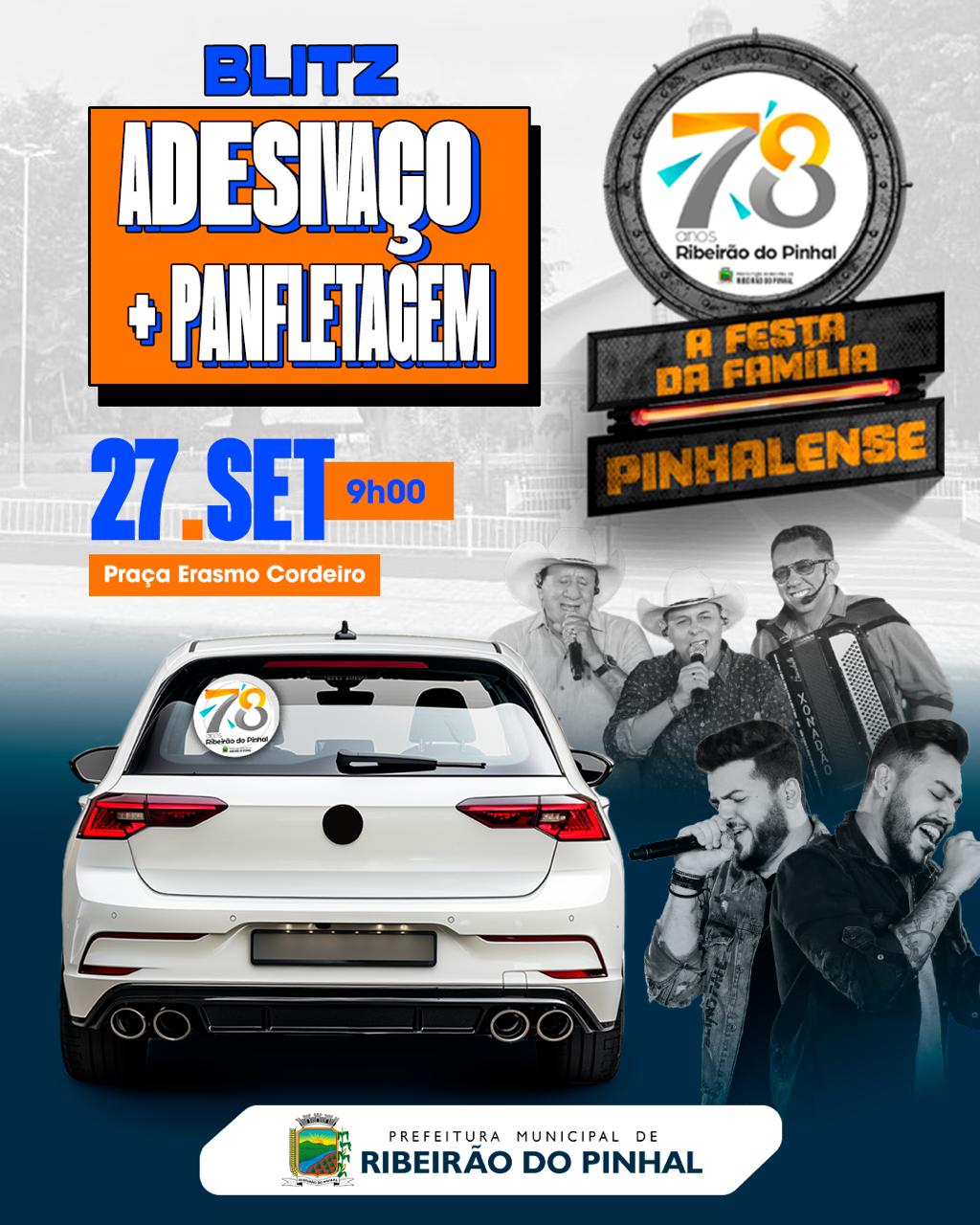 Convite - Blitz Adesivaço + Panfletagem
